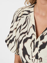 Neo Noir Irina Graphic Zag Blouse