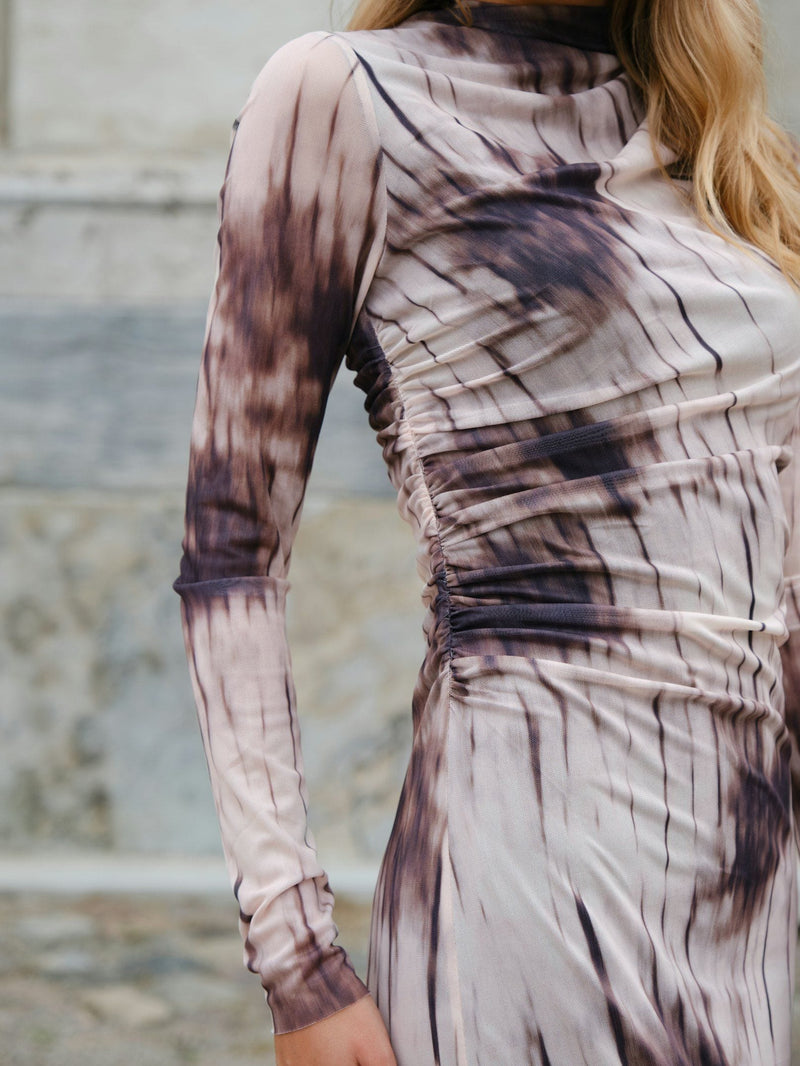 Neo Noir Onessa Faded Mesh Dress