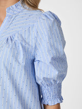 Neo Noir Diana Stripy Stone Blouse