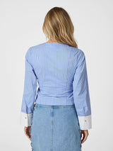 Neo Noir Salvia Stripe Shirt