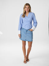 Neo Noir Salvia Stripe Shirt