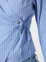 Neo Noir Salvia Stripe Shirt