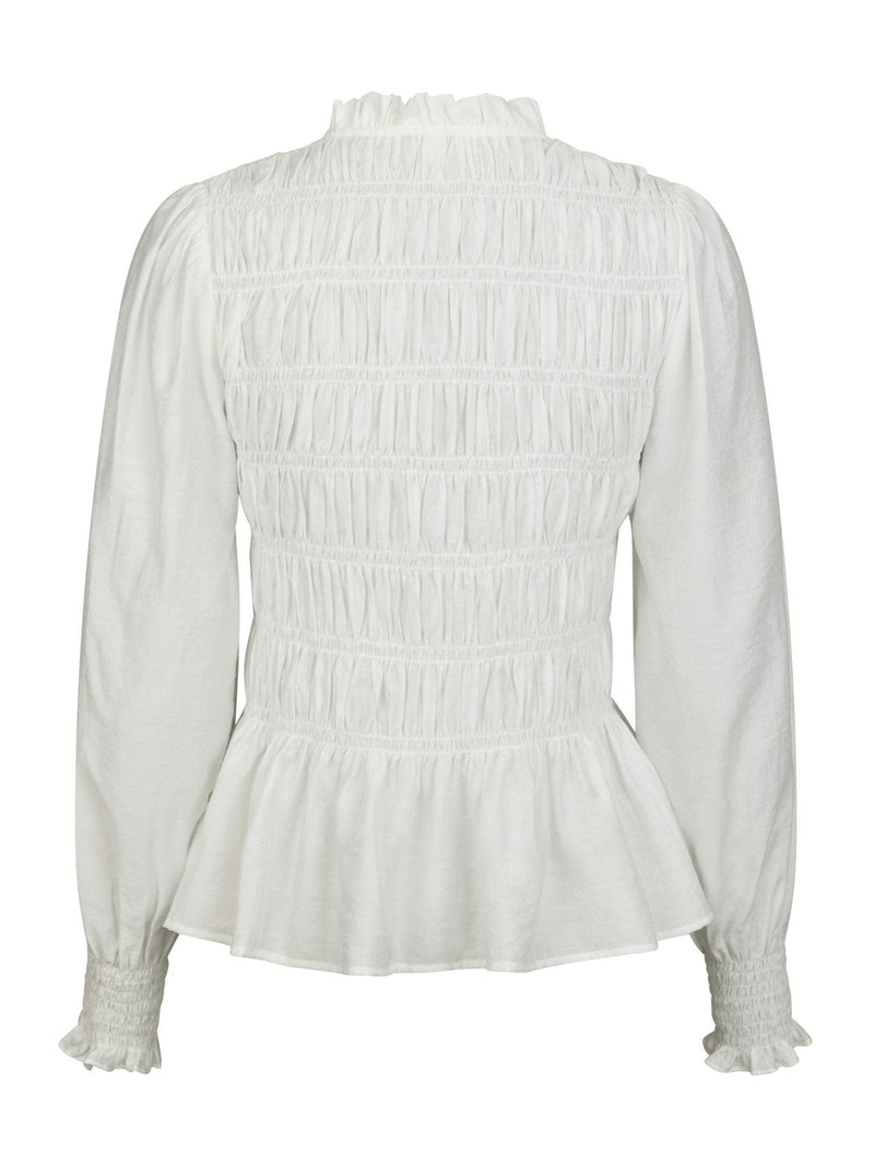 Neo Noir Mocca Smock Blouse
