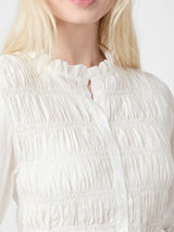 Neo Noir Mocca Smock Blouse