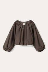 Noella Margie LS Top - Chocolate