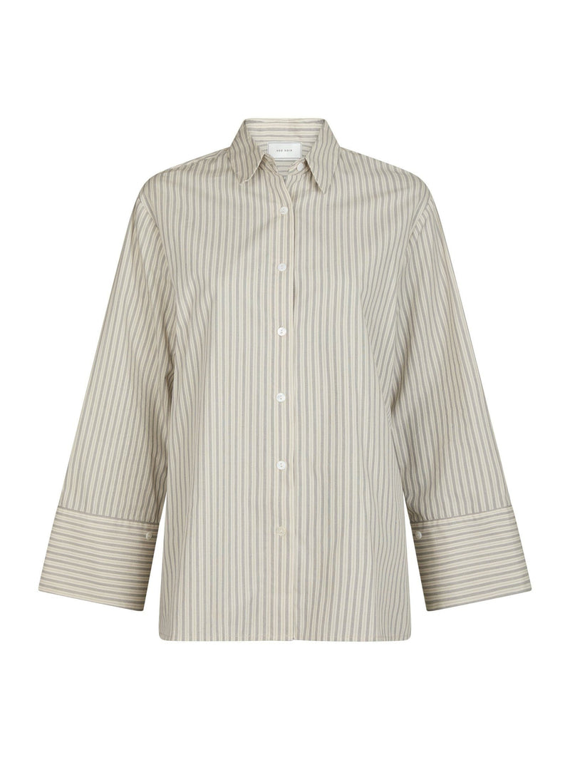 Neo Noir Dita Double Stripe Shirt - Creme