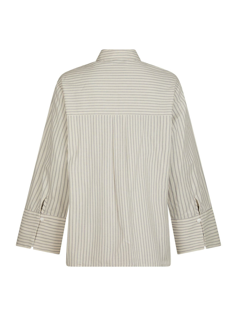 Neo Noir Dita Double Stripe Shirt - Creme