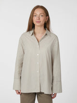 Neo Noir Dita Double Stripe Shirt - Creme