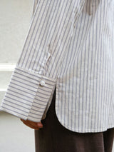 Neo Noir Dita Double Stripe Shirt - Creme