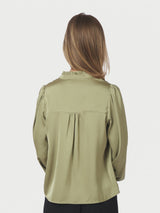 Neo Noir Zamola Blouse - Dusy Army