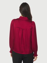 Neo Noir Zamola Blouse - Red