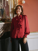 Neo Noir Zamola Blouse - Red