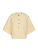 Neo Noir Rosella Boucle Mini Jacket - Light Yellow