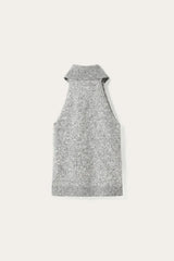 Noella N-Lajoianna Knit Top - Medium Grey Mel