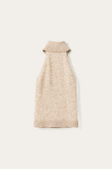 Noella N-Lajoianna Knit Top - Oatmeal Melange