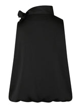 Neo Noir Veda Drapy Satin Top - Back