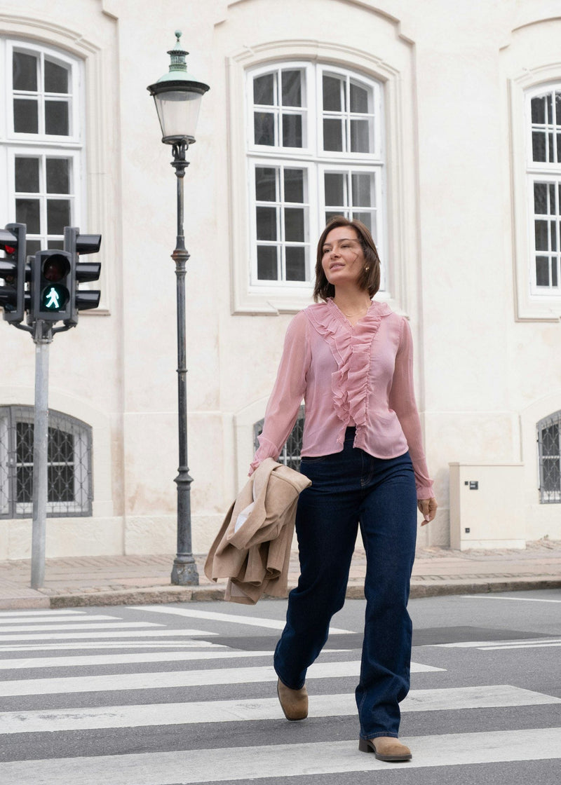 Neo Noir Ivey Blouse - Rose