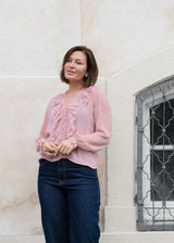 Neo Noir Ivey Blouse - Rose