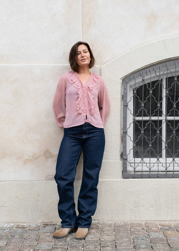Neo Noir Ivey Blouse - Rose