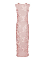 Neo Noir Tiranna Big Flower Mesh Dress - Light Pink