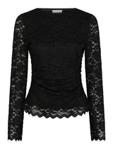 Neo Noir Lenida Lace Blouse - Black