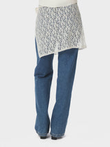 Neo Noir Diffana Wrap Skirt - Creme
