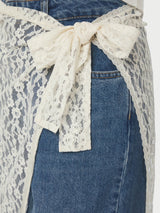 Neo Noir Diffana Wrap Skirt - Creme