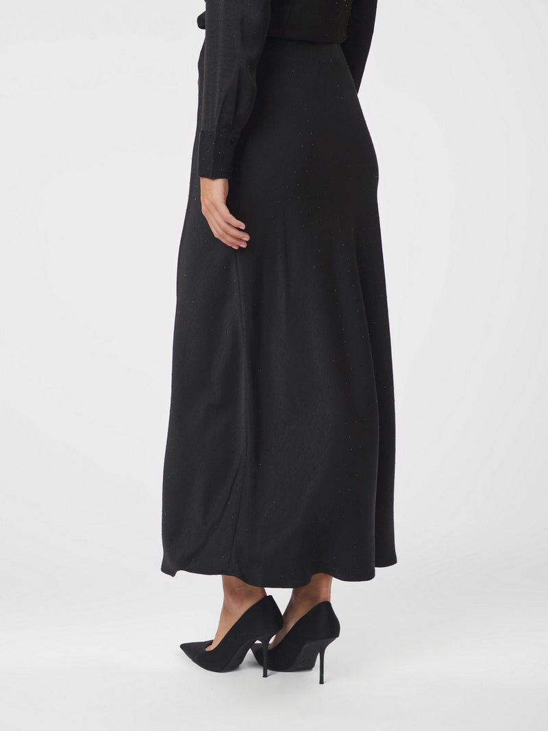Neo Noir Viso Heavy Sateen Bedaz Skirt