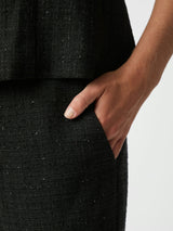 Neo Noir Emmett Boucle Pants - Black