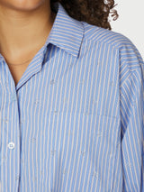 Neo Noir Dalma Decoration Shirt - Light Blue