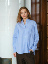 Neo Noir Dalma Decoration Shirt - Light Blue