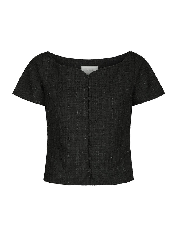 Neo Noir Tango Boucle Top