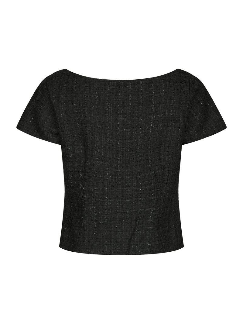 Neo Noir Tango Boucle Top