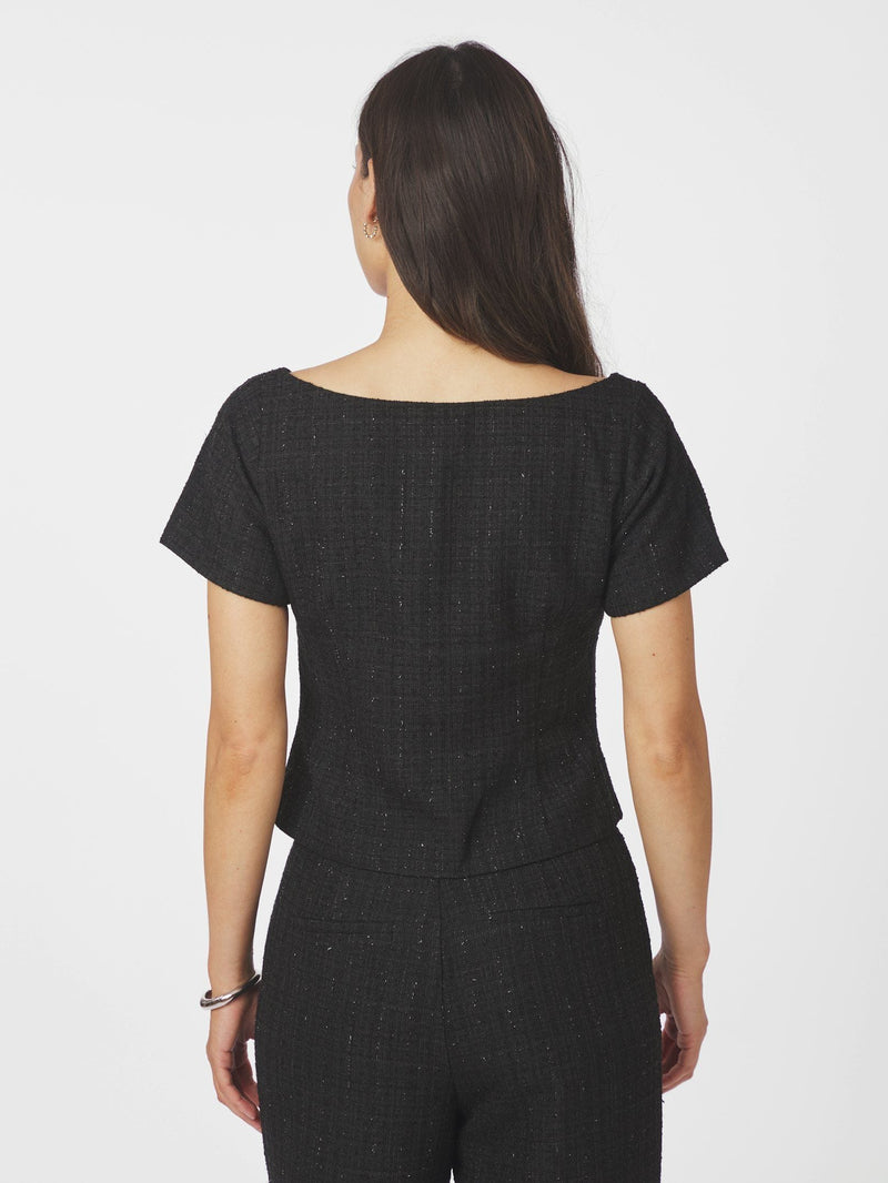 Neo Noir Tango Boucle Top