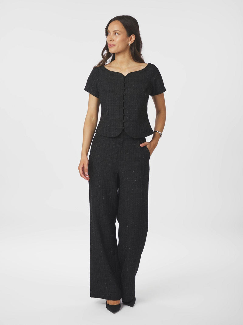 Neo Noir Tango Boucle Top