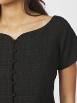 Neo Noir Tango Boucle Top