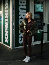 Neo Noir Vesta Leggings - Chocolate Brown