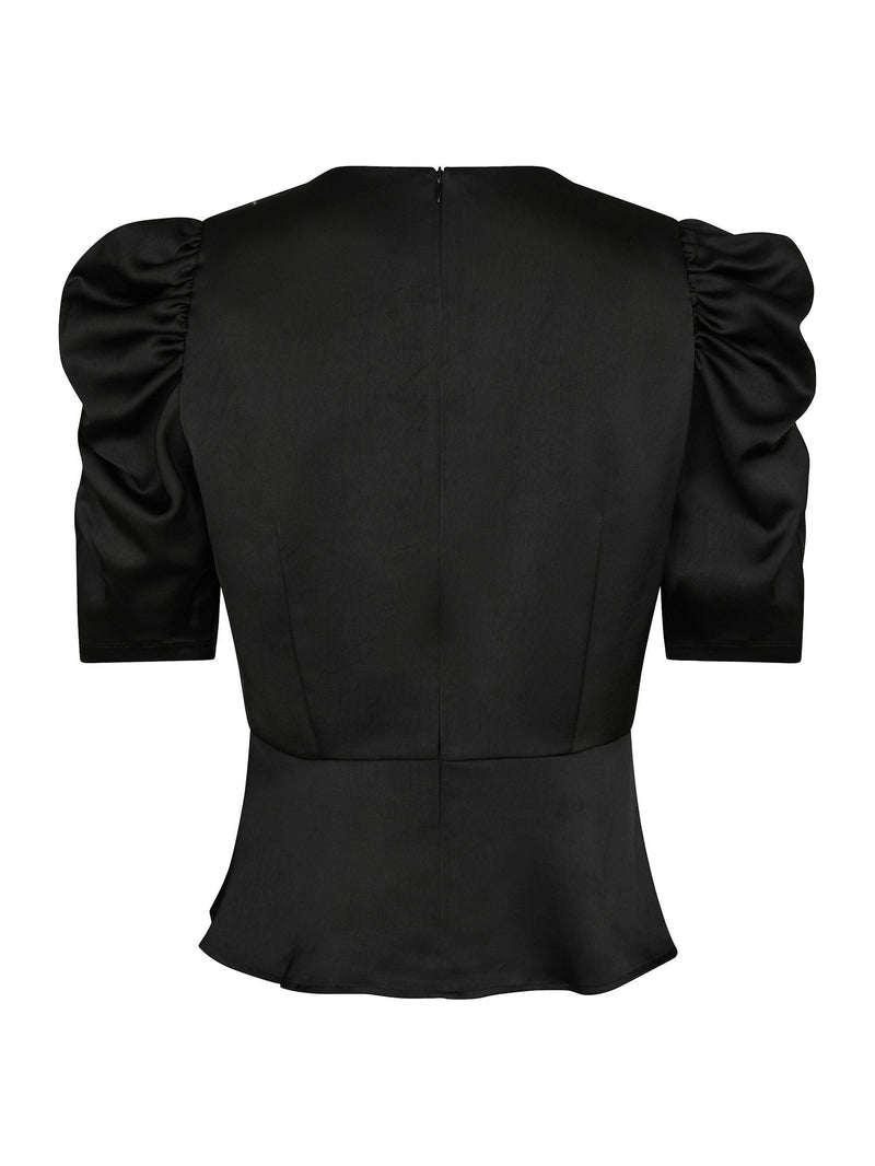 Neo Noir Benua Heavy Sateen Blouse
