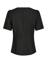 Neo Noir Jules Structure Blouse - Antracit