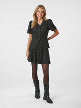 Neo Noir Jules Structure Blouse - Antracit