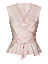 Neo Noir Risetta Heavy Sateen Top - Rose