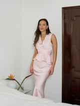 Neo Noir Risetta Heavy Sateen Top - Rose