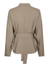 Neo Noir Ellery Crepe Blouse - Taupe