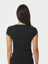 Neo Noir Ettia Baby Tee - Black