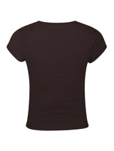 Neo Noir Ettia Baby Tee - Burgundy