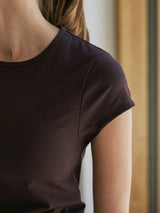 Neo Noir Ettia Baby Tee - Burgundy