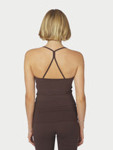 Neo Noir  Tirri Top - Chocolate Brown