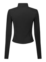 Neo Noir Nolana Zip Blouse - Black