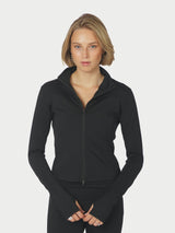 Neo Noir Nolana Zip Blouse - Black