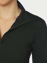 Neo Noir Nolana Zip Blouse - Black